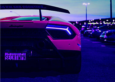 Pink lamborghini