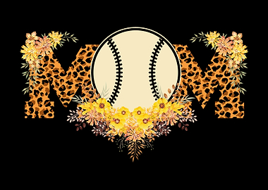 Baseball Mother Flowers