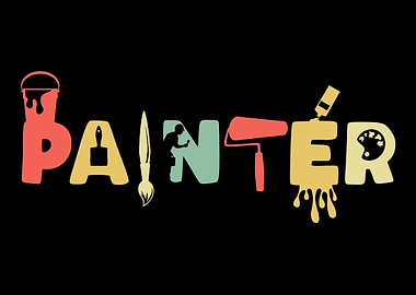 Retro Painter Vintage