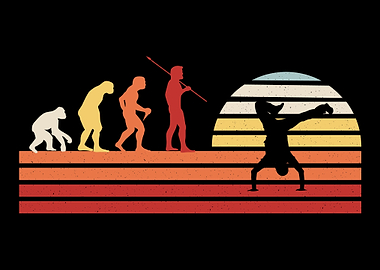 Retro Breakdancing Vintage