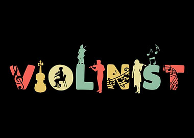 Retro Violin Vintage