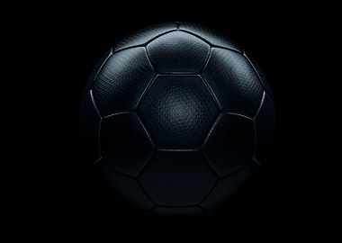 Black football or soccer
