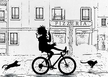 Anime Bike Punk Girls