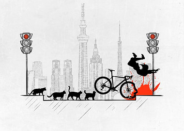 Anime Bike Punk Girls