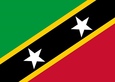 Saint Kitts and Nevis Flag