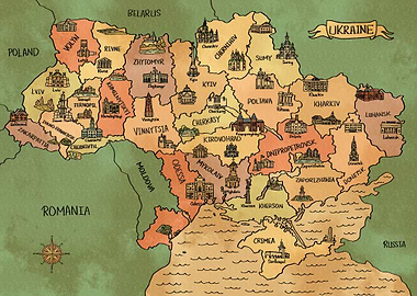 Colorful Vintage Ukraine