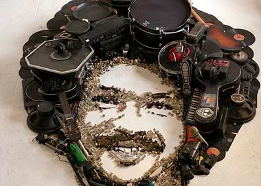 Tim Maia 3D portrait