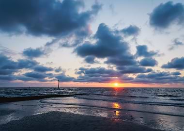 Sunset on Norderney