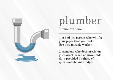 Funny Plumber Definition