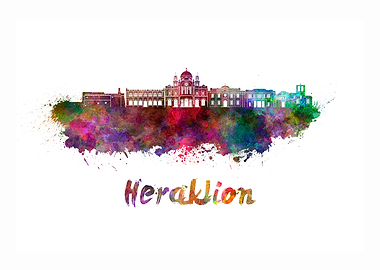 Heraklion skyline