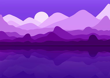 purple mountain view