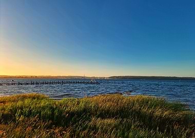 Summertime by the ocean