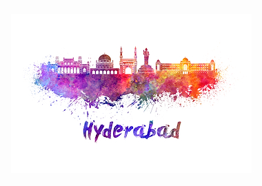 Hyderabad skyline