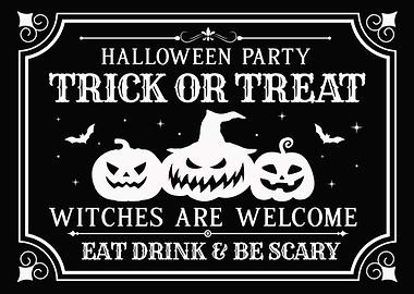 Trick or Treat SIgn