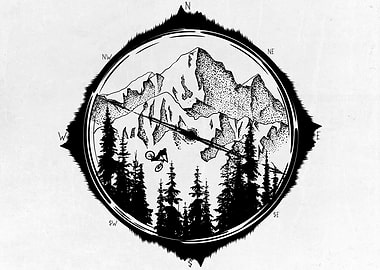 MTB Enduro and Bicycle