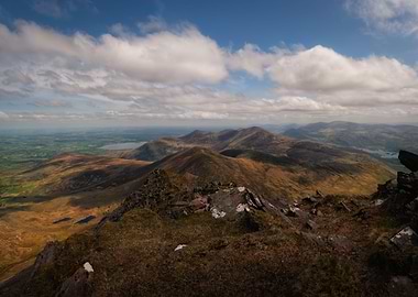 Scenic mountain scape