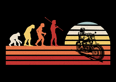 Retro Motorcycle Vintage