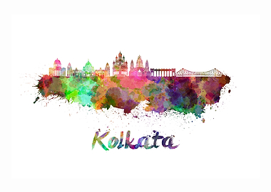 Kolkata skyline