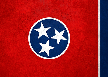 Flag of Tennessee on Wall