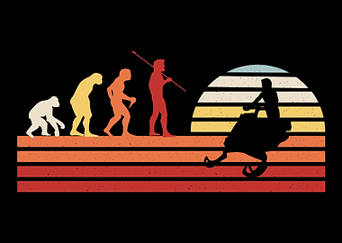 Retro Snowmobile Vintage