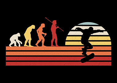 Retro Skateboard Vintage