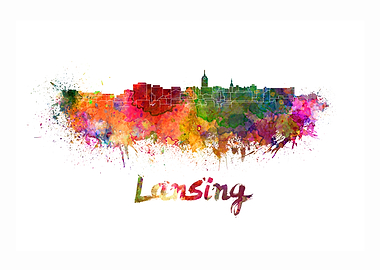 Lansing skyline