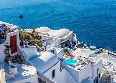 Santorini island