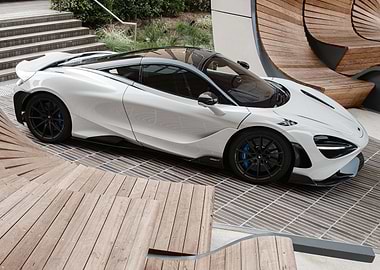 White McLaren 765LT 2021