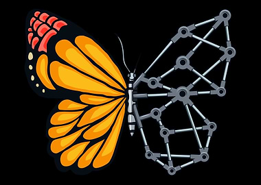 Cyborg Monarch Butterfly