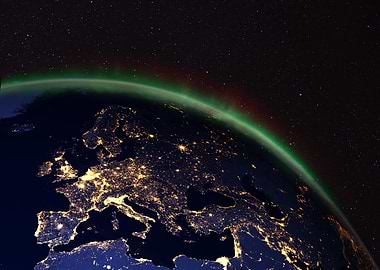 Aurora Borealis and Europe