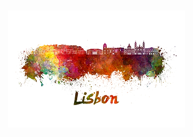 Lisbon v2 skyline