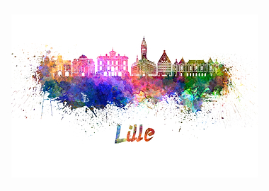 Lille skyline