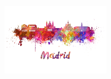 Madrid v2 skyline