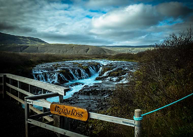 Bruarfoss Waterfalls
