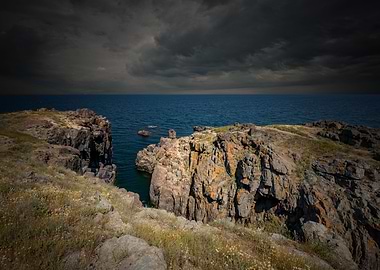Seascape, coast, Bulgaria