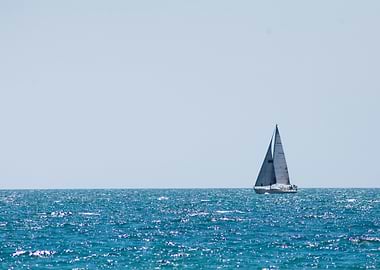 Sailboat on the water