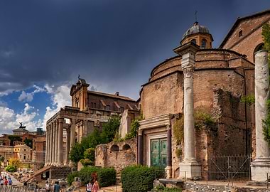 Roman Forum Temples Rome
