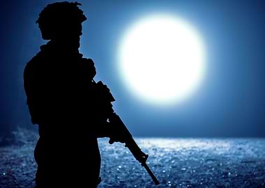 Moon night soldier