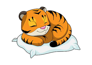 Tiger Sleeping Pillow