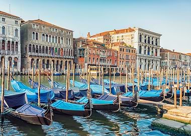 Gondolas In Venice