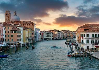 Sunset in Venice