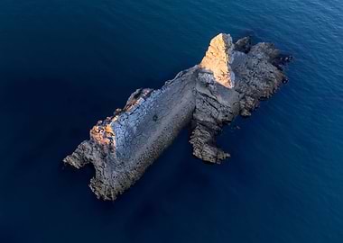 Birds eye view Church Rock