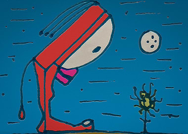 Alien monster landscape