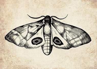 Vintage moth