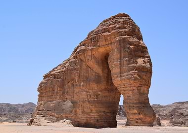 Saudi Elephant Monolith