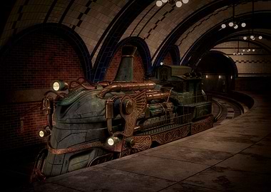 Steampunk Steam Engine