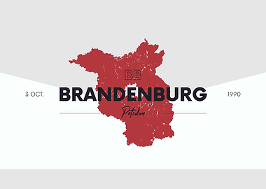 Brandenburg Map Germany