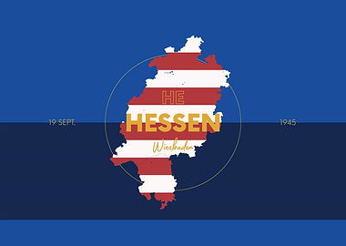 Hessen Map Germany