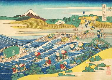 Fuji Seen from Kanaya