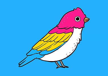 Pansexual Bird Pan Pride